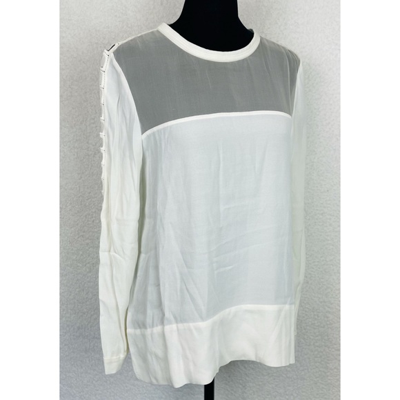 IRO • Off White Ashty Long Sleeve Blouse - Picture 8 of 16